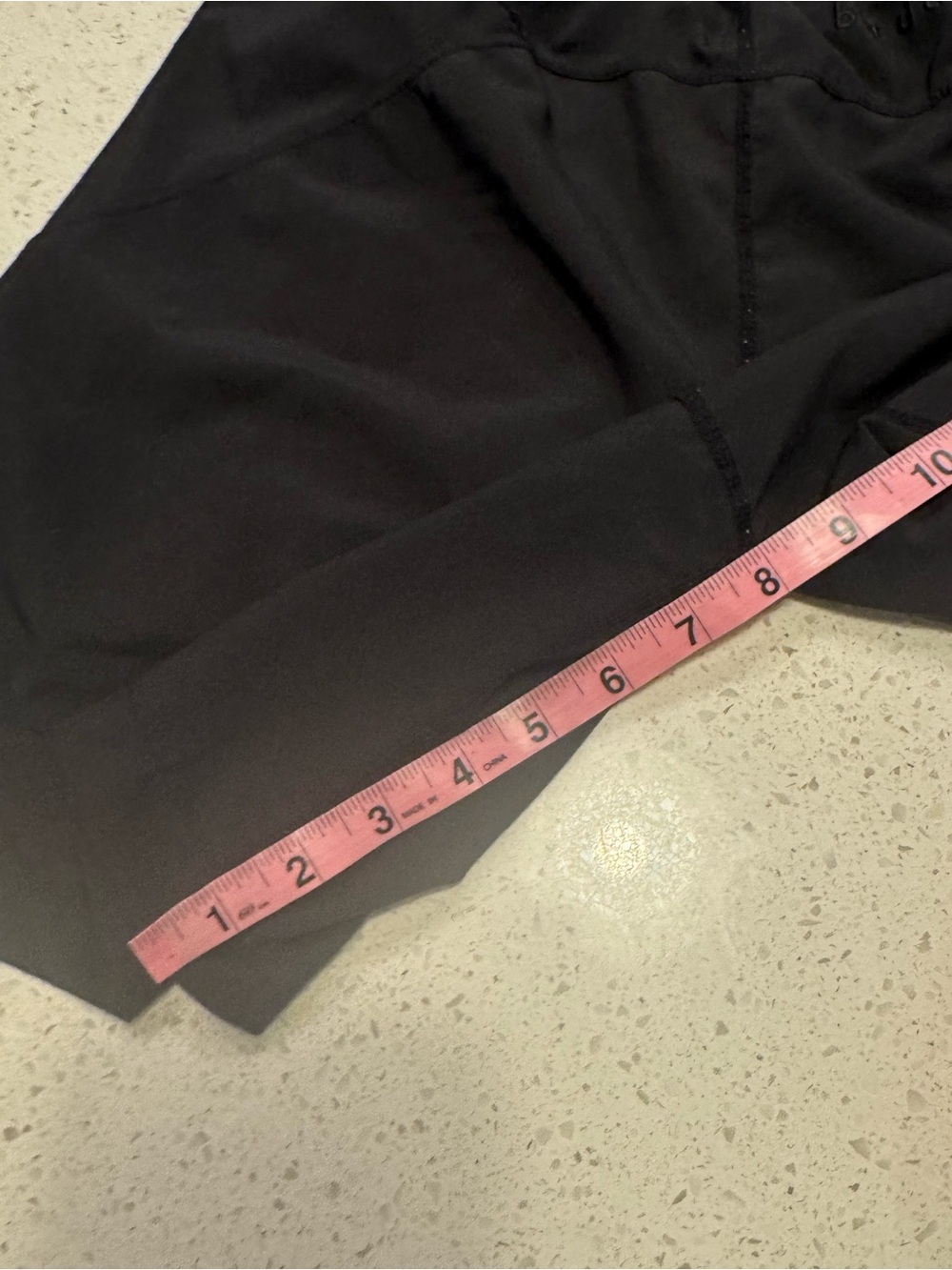 Bird Dog Men’s Small Black Lined Shorts 8” Inseam Athletic Performance Black - Picture 6 of 9